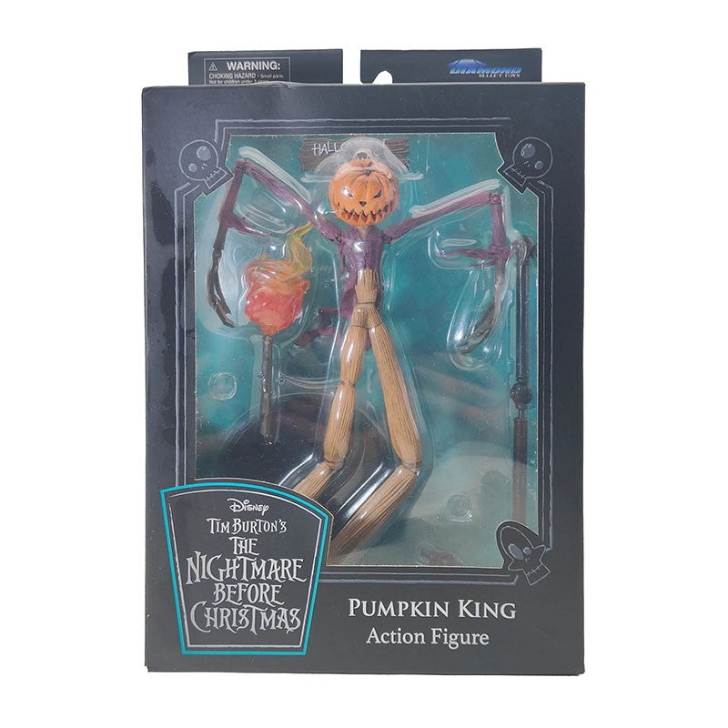 Diamond Select Toys DST O Estranho Mundo de Jack Dr. Finkelstein Pumpkin King Sally Boneco Articulado