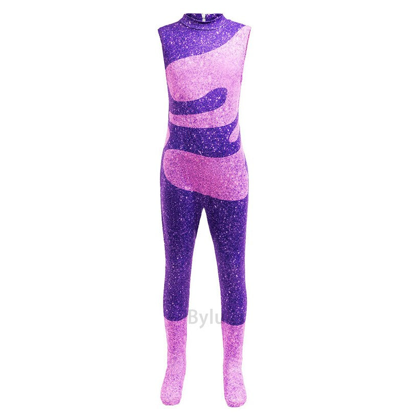 Gazelle Cosplay Costume Jumpsuit Carnival Party Singer Stage Performance Outfits Halloween Anime Zootopia Dress Up Clothes Set