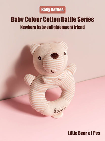 1PCS 0-6 months Baby Hand Shaker Newborn Comfort Toy Baby 0-1 Year Old Toy Baby Stick and Round Rattle