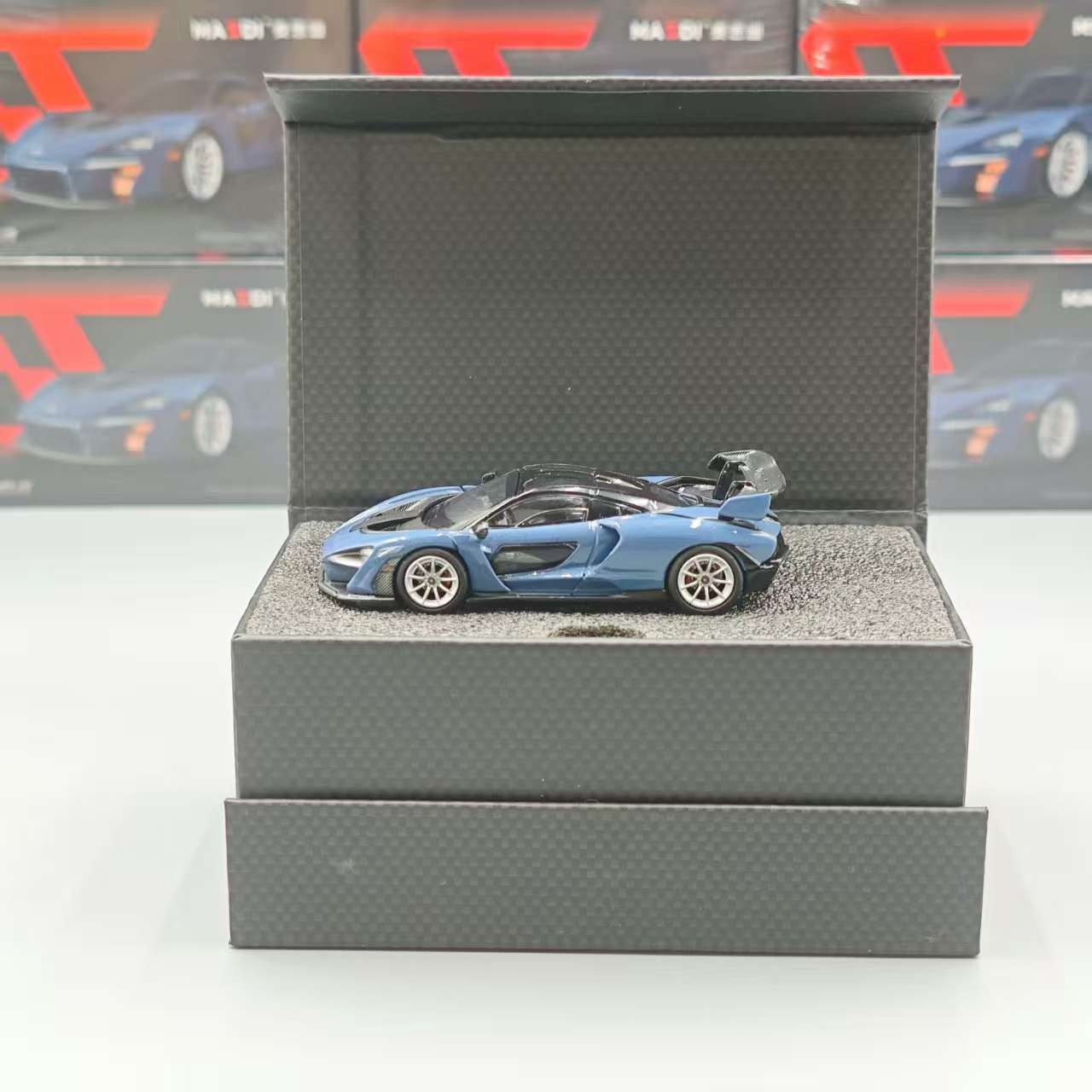 Novidade em Estoque Masdi 1:64 Mclaren Senna 1110 Edição Especial Modelo de Carro Estático em Liga Leve Personalizado Brinquedo de Menino Presente Colecionável