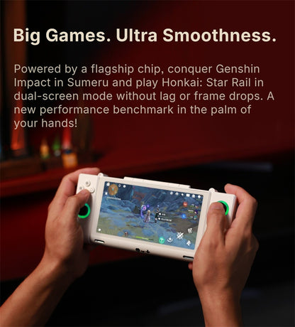 OneXugar SUGAR 1 Foldable Dual OLED Handheld Game Console Android 14 Snapdragon G3 Gen3 16GB 512GB Portable Gaming Handheld