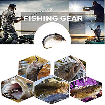 Iscas de Pesca-6/9 Peças/Caixa Ninfa Realista Isca de Camarão para Pesca de Truta Isca Artificial