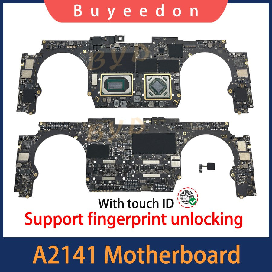 Placa Lógica Original A2141 GPU Radeon Pro 5500 5300 4GB Para MacBook Pro 16" A2141 i7 2.6GHz 16G 512GB Ano 2019