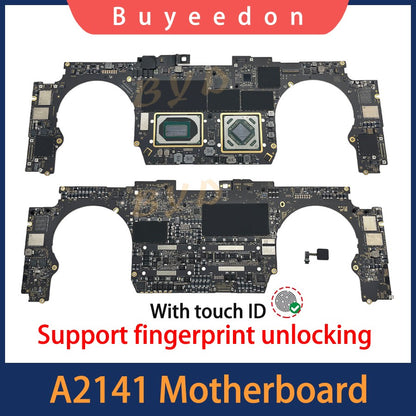 Placa Lógica Original A2141 GPU Radeon Pro 5500 5300 4GB Para MacBook Pro 16" A2141 i7 2.6GHz 16G 512GB Ano 2019