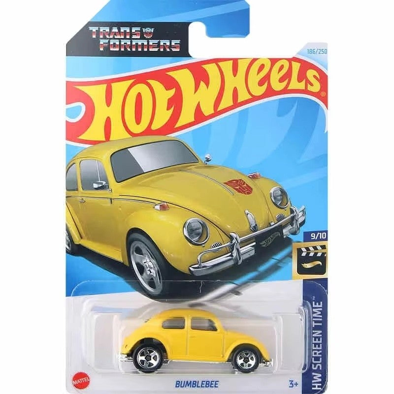 Hot Sale Hot Wheels Volkswagen Beetle Gold 1/64 Diecast Model Car Transformer Bumblebee186 Custom Models Collecte Birthday Gifts