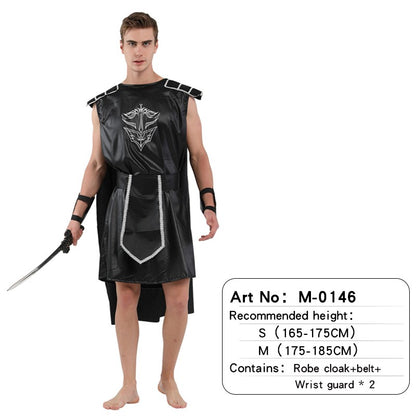 Adult Men's King Knight Suit Robe + Waist Cinching Cosplay / Stage Play / Photo Shoot / Martial Arts Themed Party