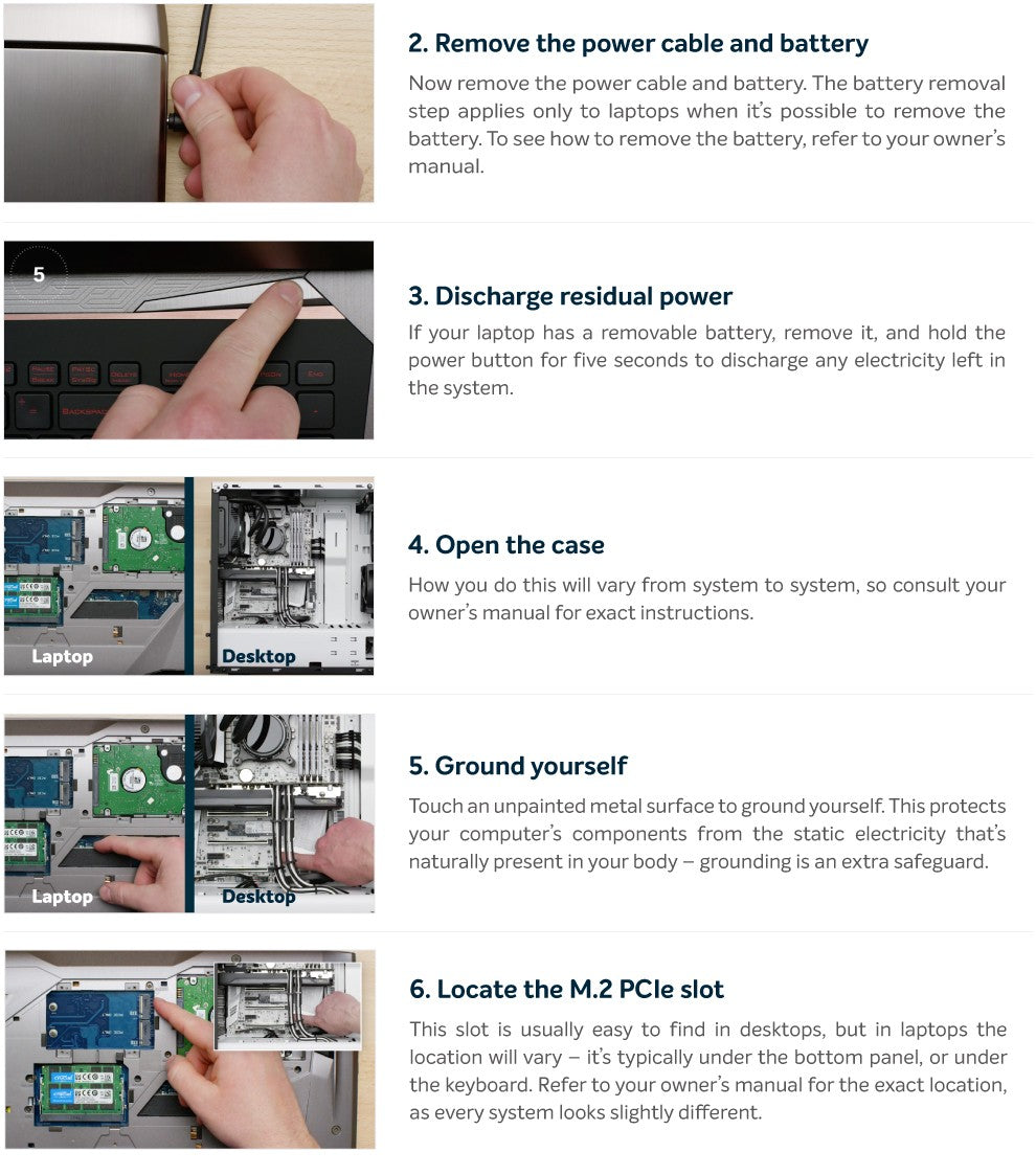 Crucial P3 Plus 1TB 2TB PCIe Gen4 NVMe M.2 SSD Interno (Pacote OEM) & Crucial NVME 2280 P310 1TB SSD & Crucial T500 1TB
