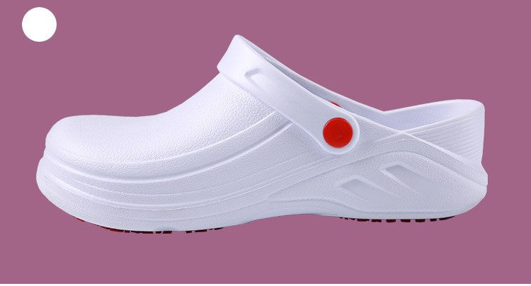 New Men Slippers Non-slip Waterproof Sandals Oil-proof Kitchen Work Cook Shoes Chef Master Hotel Restaurant Slippers Unisex