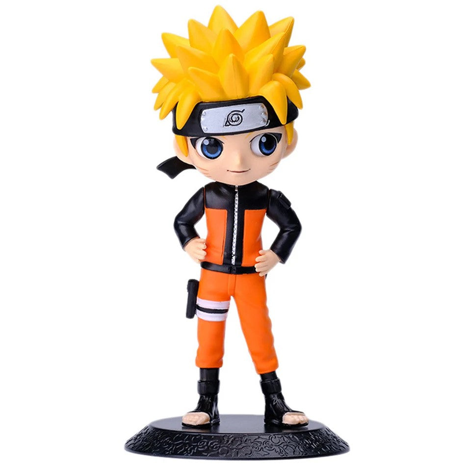 Bonecos de Anime Naruto Figuras de Ação Sakura Uchiha Gaara Kakashi Modelos em PVC para Decoração Coleção Presente Brinquedos 15cm