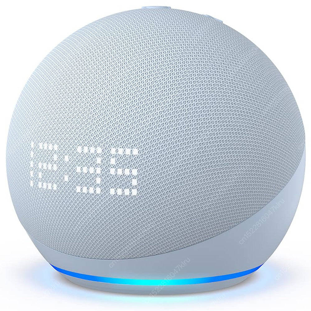 Original Alexa Echo Dot 5ª Geração Smart Mini Wifi Home BT Alexa Speaker Horn com Controle de Som Assistente de Voz e Relógio