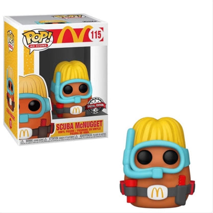 McDonald's Series Boneco de Ação Original Funko Pop Hambúrguer Batatas Fritas Speenee Grimace Brinquedos de Coleção Edição Limitada Presentes