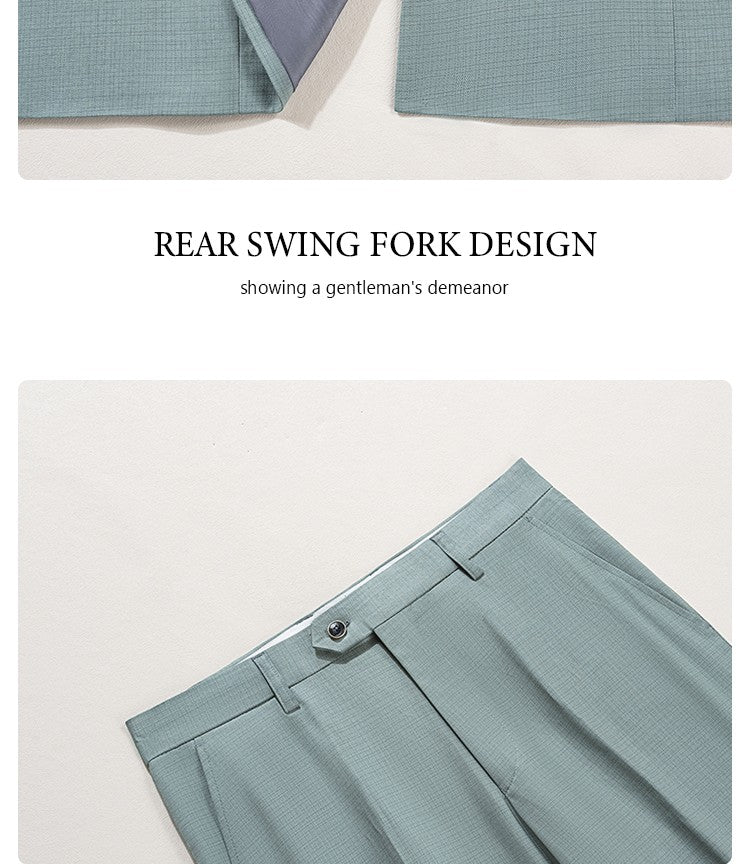 ST Cassy High Quality Men's Suit Summer thin Green  Slim Fit Formal Business Office Men's Suits?jacket+Vest+Pants?