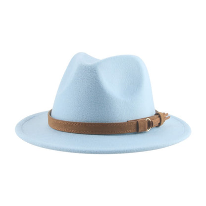 Hats for Women Fedoras Girls Hat Boys Hat Felted Kids Baby Caps Small 52cm 54cm Belt Wedding Cute Kid Fedoras Sombreros De Mujer