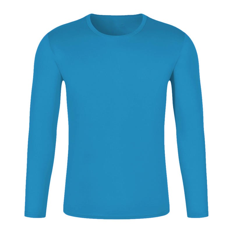 Long Sleeve Fast Dry Round Neck T-shirt Custom Breathable Culture Shirt Sports Fitness Outdoor Printed Logo Running Work Clothes