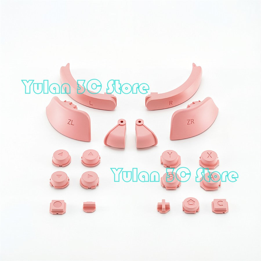 Joycon 2 Solid Color / Transparent Custom DIY Replacement Full Set Buttons for Nintendo Switch 2 Joy Con Controller Accessories
