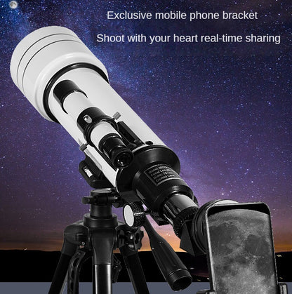 Maifeng 40070 Astronomical Telescope 333x Phone Adapter Sturdy Tripod Moon Planet Stargazing Birding Beginners Portable Scope