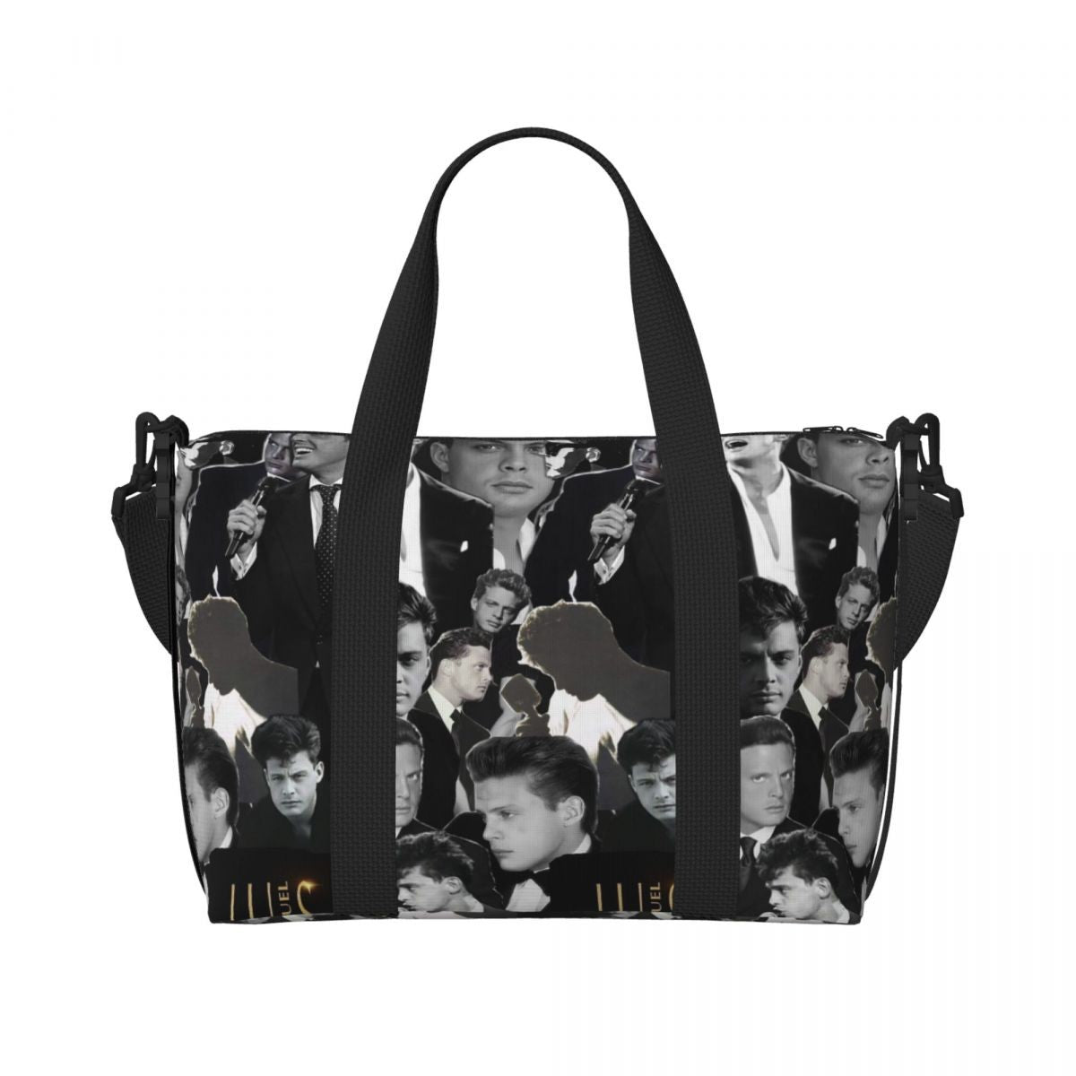 El Sol De Mexico Luis Miguel Beach Travel Bag Large Capacity Tote Bags for Gym Sport Women Shopping Duffle Shoulder Bag