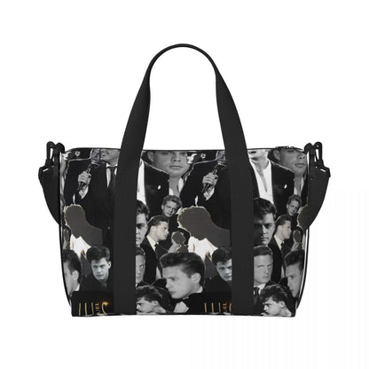 El Sol De Mexico Luis Miguel Beach Travel Bag Large Capacity Tote Bags for Gym Sport Women Shopping Duffle Shoulder Bag