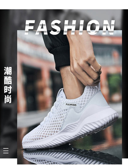 2025 Summer Men's Loafers Walking Mesh Breathable Summer Comfortable Casual Shoes Sneakers Zapatillas Hombre Men Running shoes