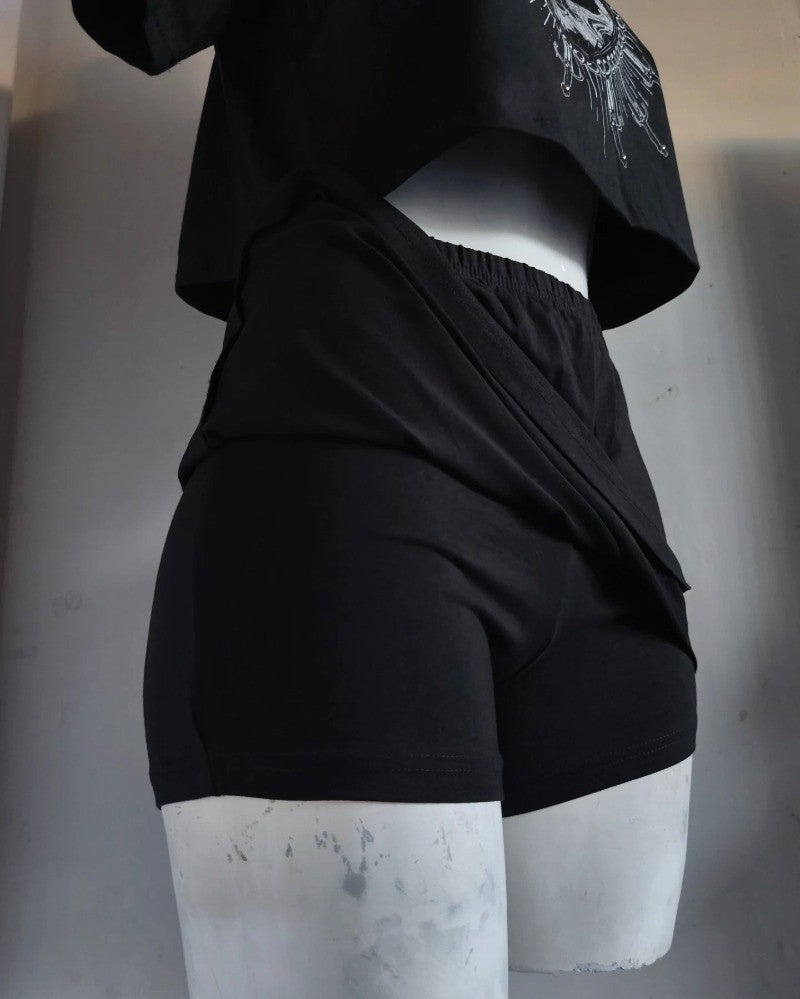 American High Street Fashion Clothing Harajuku Y2K Casual Loose Hip Skirt Women Street Hip-hop Fashion Slim Sports Yoga Pants