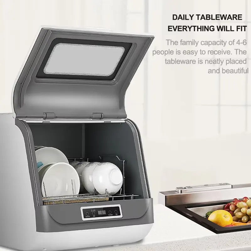 Eco-Friendly Homeuse Kitchen Dishwasher Portable Countertop Compact Smart Dishwashers With Air-Dry Function