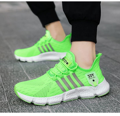 Sapatos Masculinos de Malha Respirável Modernos Leves para Caminhada Tamanhos Grandes Tênis Masculino de Tênis Tênis de Corrida ao Ar Livre Fitness 2024