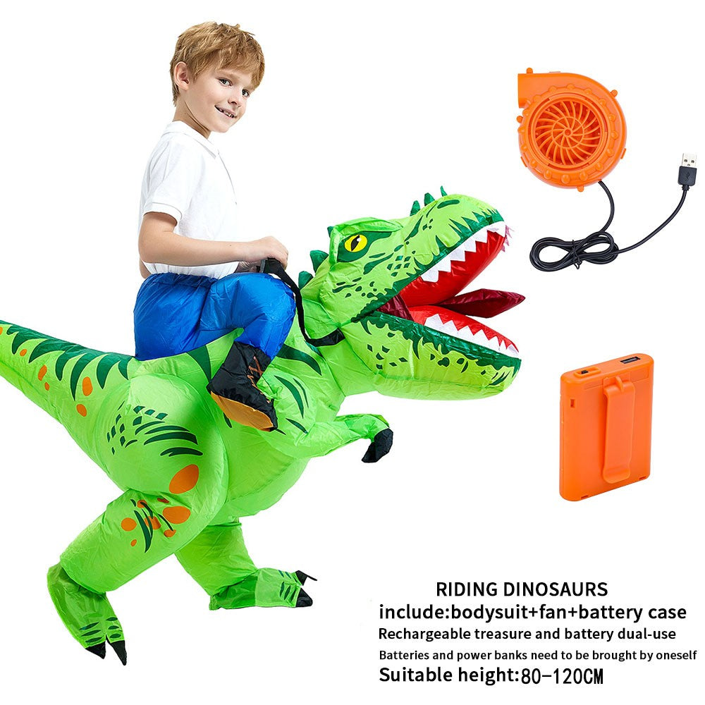 Children/Adults Dinosaur Inflatable Clothing Anime Riding Role Playing Clothing Kindergarten Performance Party Festival Props