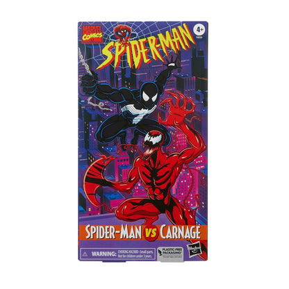 Marvel Legends Homem-Aranha VS Carnage Pack com 2 Bonecos de Ação de 6 polegadas