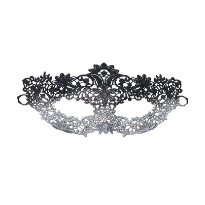 Makeup Ball Hollow Lace Face Mask With Ribbon Princess Masquerad Cosplay Prom Props Costume Female Sexy Diamonds Eye Mask