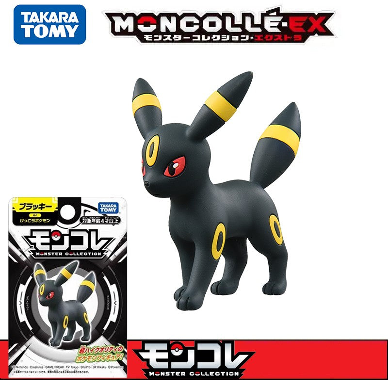 Original TAKARA TOMY Pokemon Figurine Toys Mimikyu Sylveon Lapras Charizard Umbreon Vaporeon Snorlax Model Dolls Birthday Gifts