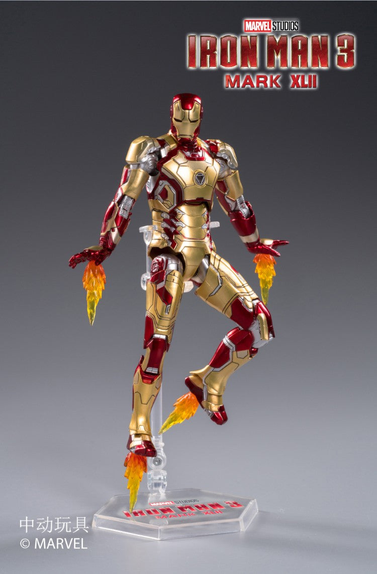 ZD Original Iron Man MK30 Blue Steel 1/10 Iron Patriot MK3 Marvel legends War Machine 10th Anniversary Action Figure Model Gift