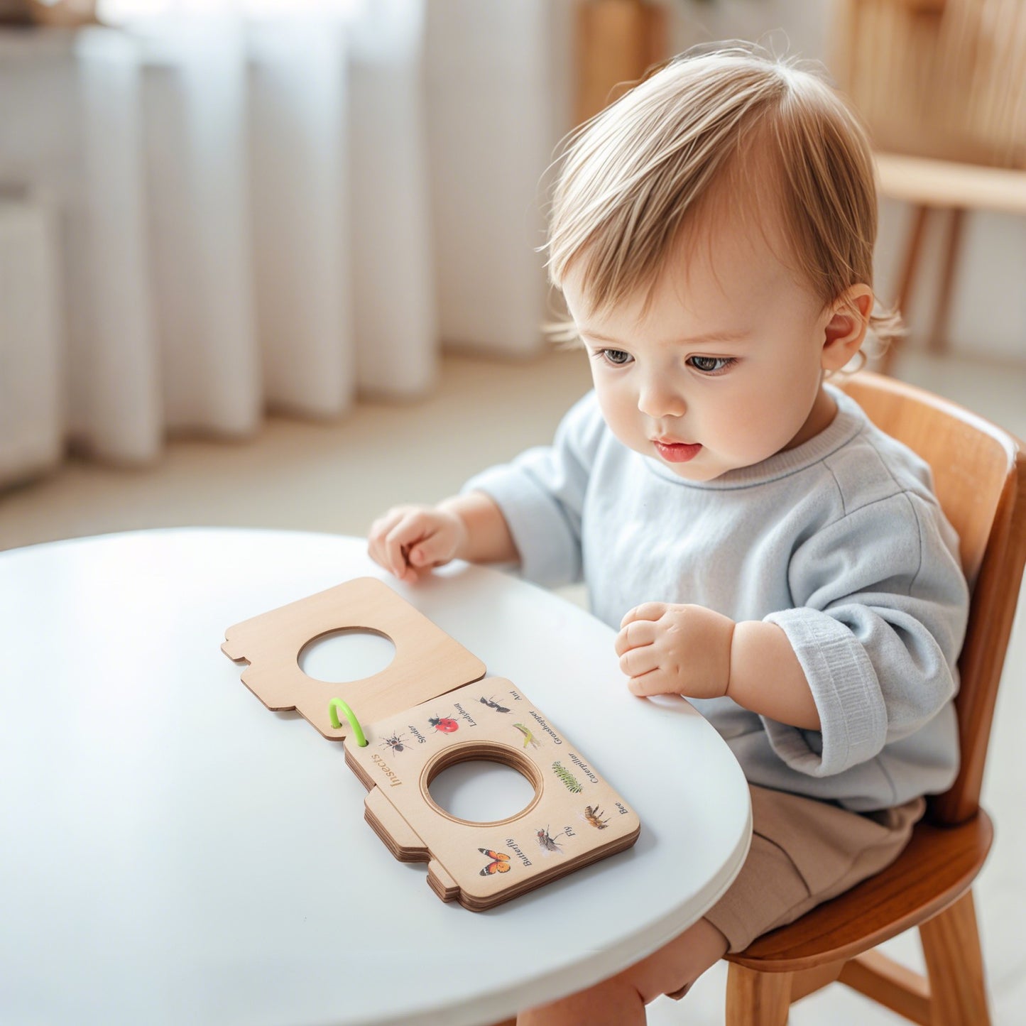 Baby Toys for 0 12 Months Cloth Book Early Educational Sensory Book Baby Soft Books Fluffy Cartoon Elephant Books With Mirror