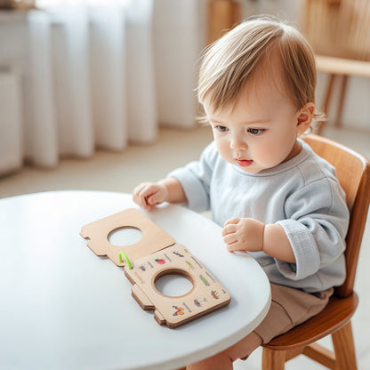 Baby Toys for 0 12 Months Cloth Book Early Educational Sensory Book Baby Soft Books Fluffy Cartoon Elephant Books With Mirror