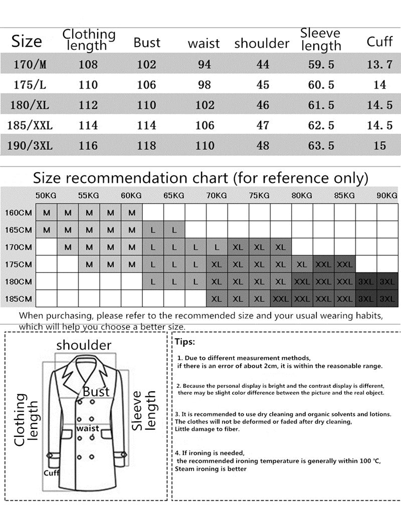 Coats for Men,Wool content 54%,A Long Jacket Below The Knee,Men's Overcoat,Men's Coat Windbreaker,Men Coats, Long Overcoat Men