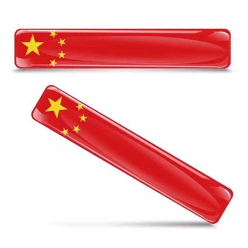 3D Reflective National Flag Sticker Motorcycle Accessories Car Decal British Italy USA France Russia Spain Brazil Chile ukraine