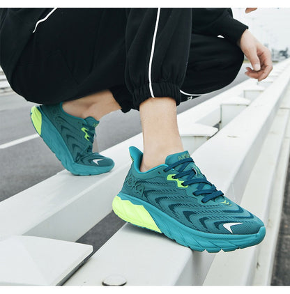 TQBQQ Men's Running Shoes Lightweight Breathable Comfortable Cushioned Sneakers for Walking Gym Casual Wear Athletic Shoes