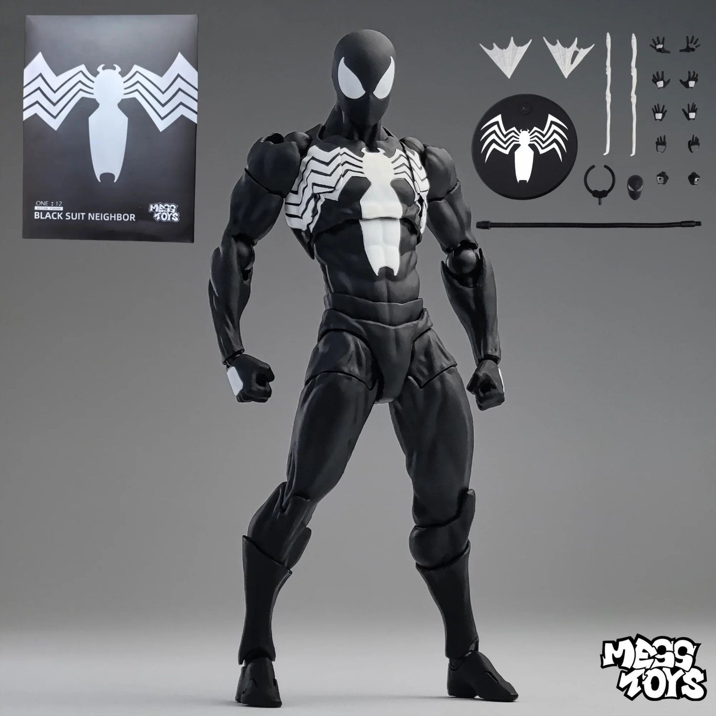 MESS TOYS Anime Homem-Aranha Vizinho O Último Homem-Aranha Peter Parker Bonecos de Ação Modelos Presentes de Aniversário Infantis