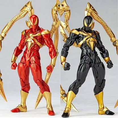 Bonecos de 15cm do filme da Marvel Comics, Homem-Aranha de Ferro articulado, Estátua de boneco de ação, Brinquedos colecionáveis de presente