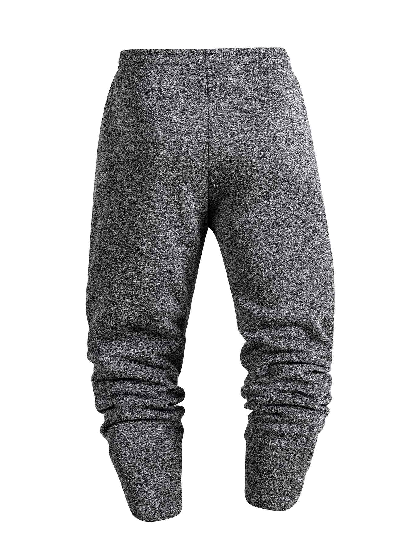 Calça Esportiva Jogging Masculina Calça de Moletom Casual Diária Cor Sólida Outono Calça Jogger de Cintura Elástica Calça Comprida de Treino Masculina
