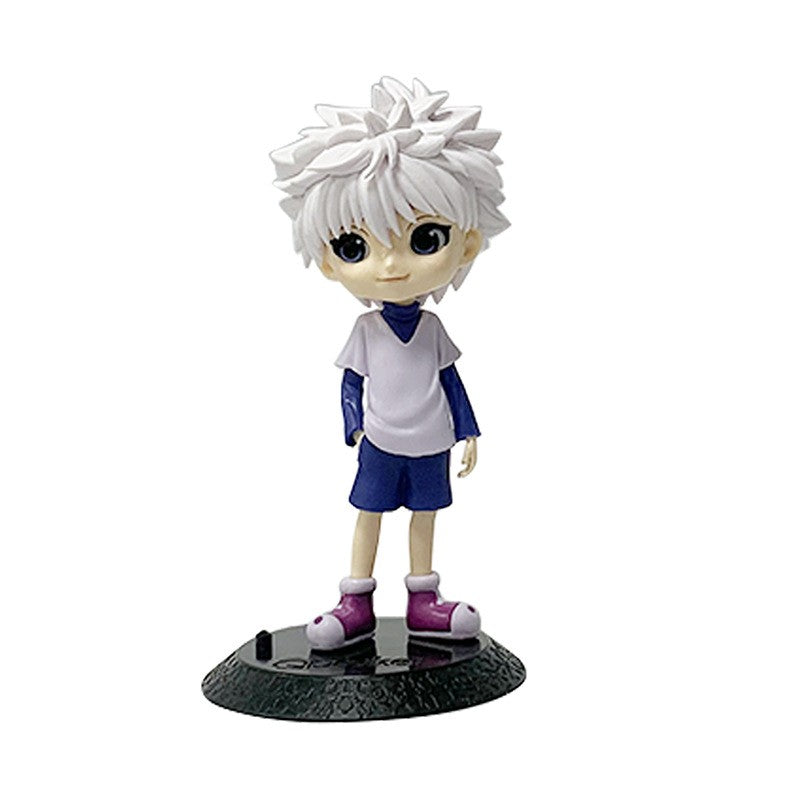 13cm Anime Figures Hunter X Hunter Killua Qposket Colecionável Pvc Brinquedos Action Figure Desenho Boneca Decoração De Mesa Modelo De Presente