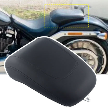 Assento Traseiro Para Passageiro de Motocicleta Couro Preto Para Harley Fat Boy FLFBS 114 FLFB 107 2018 2019 2020 2021 2022 2023