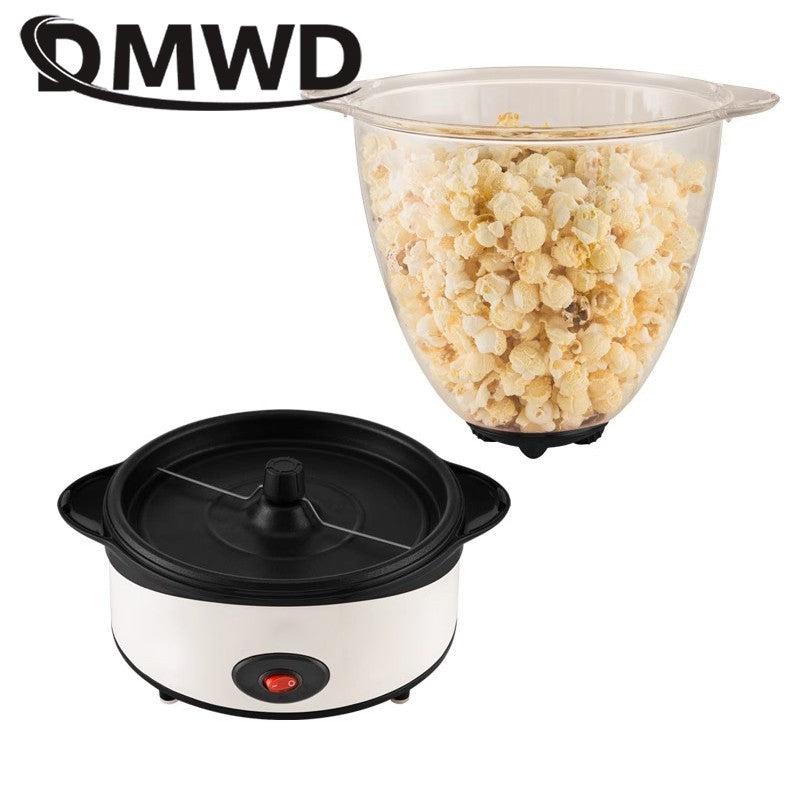Automatic Oil-Popped Popcorn Making Machine Electric Popcorn Maker Stove Commercial Stirring Sugar Heating Corn Popper Roaster