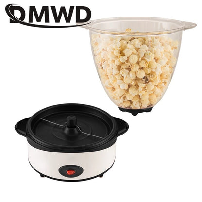 Automatic Oil-Popped Popcorn Making Machine Electric Popcorn Maker Stove Commercial Stirring Sugar Heating Corn Popper Roaster