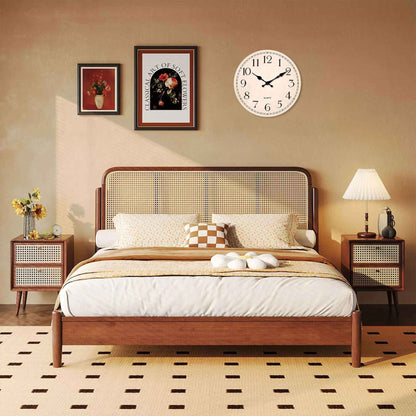 1pc, 10-16 inch classic retro wooden wall clock, creative digital design, battery-operated silent quartz, suitable for living ro