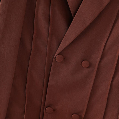 INCERUN Men Blazer Solid Color Lapel Long Sleeve Button Male Suit Streetwear Elegant 2025 Fashion Casual Thin Coats Men Blazer