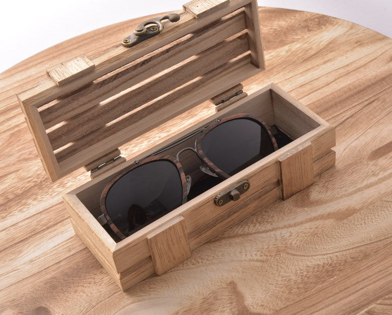 Oversized Aviator Sunglasses Wood for Men Polarized Sun Glasses Women 2022 Luxury Brand Shades UV400 High Quality