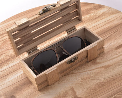 Oversized Aviator Sunglasses Wood for Men Polarized Sun Glasses Women 2022 Luxury Brand Shades UV400 High Quality