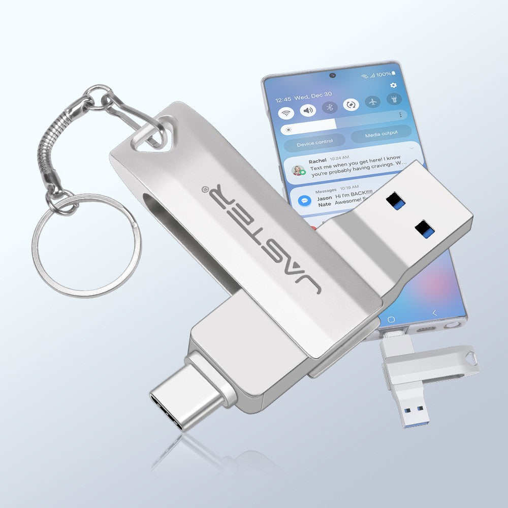 Type C 2 in 1 USB 3.0 Flash Drive 16GB 32GB 64GB 128GB 256GB pendrive pen drive real capacity usb memory stick for phone and pc