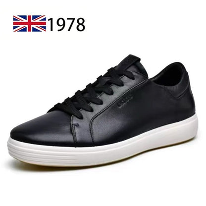 Men Sneakers Casual Shoes Men Flats Zapatillas Hombre Lightweight Genuine leather Breathable Shoes Men Black Sports Board Shoes