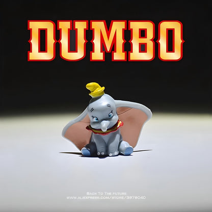 Disney Dumbo 2,5cm Elefante Mini Boneca Action Figure Anime Decoração Coleção Brinquedo Modelo Para Presente Infantil